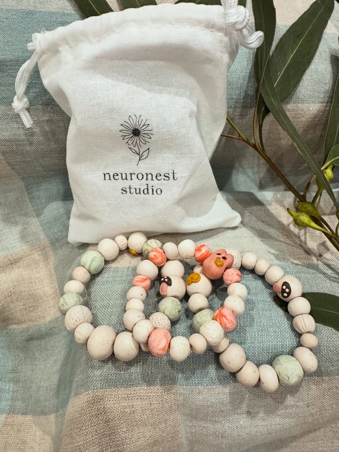 Clay sensory bracelets
